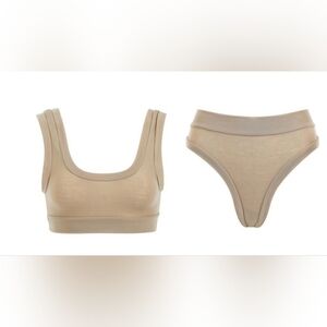 Laina Rauma OG Dance Class Two Piece Set size L in Mocha